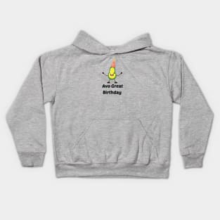 Avo Great Birthday - Avocado Pun Kids Hoodie